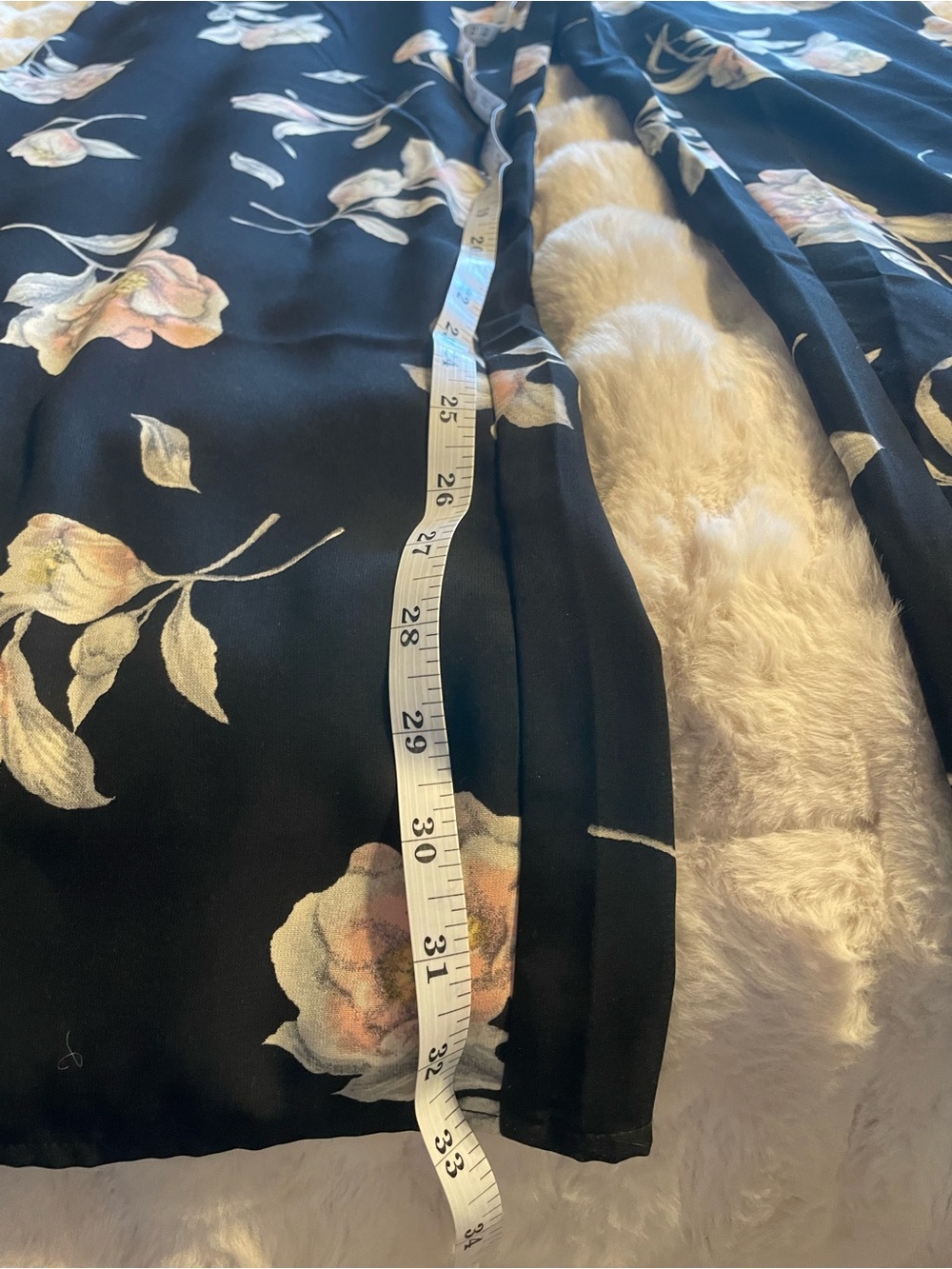 Xhilaration Black Floral Jumpsuit with Ruffle Straps - Picture 9 of 16